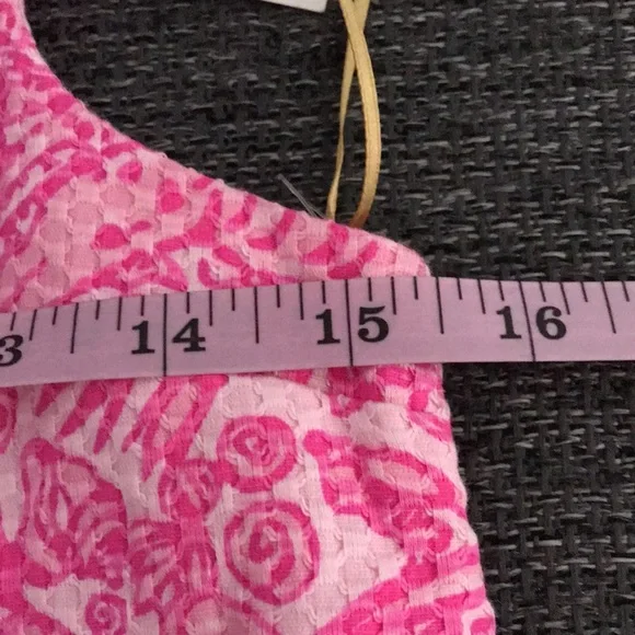 SOLD π€NWT TARGET LILLY PULITZER 2015 NEON PINK SHIFT DRESS SIZE L 10-12π€ - Picture 9 of 16